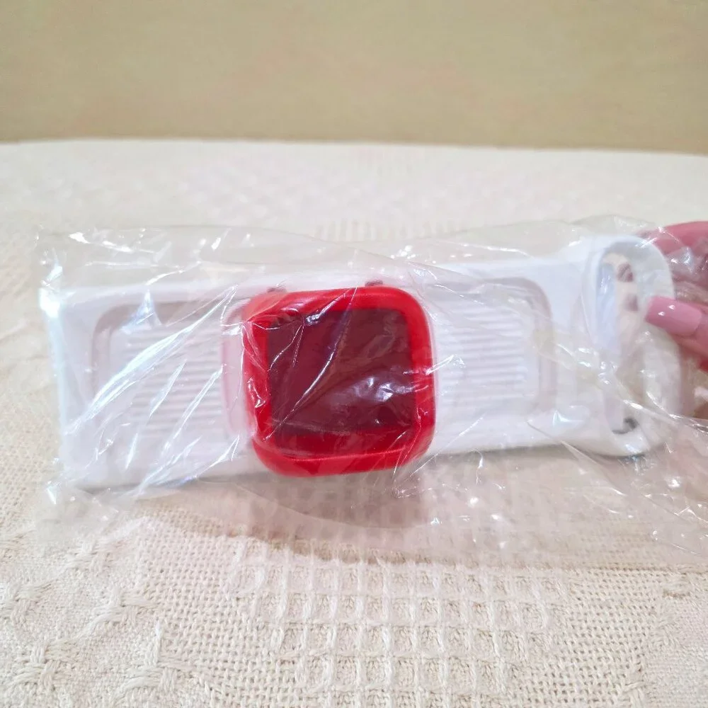 Mandolin Travel Tupperware Red Mini Mando Compact Food Slicer Non-Electric NIP